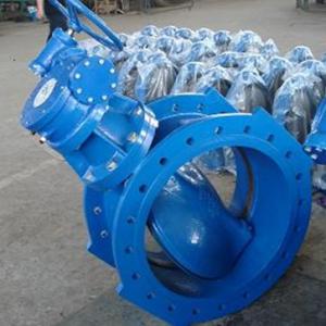 Double offset butterfly valve