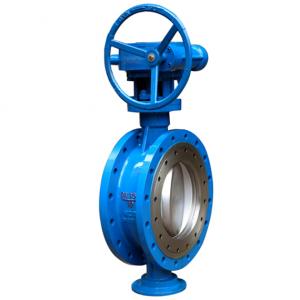 double flanged butterfly valve