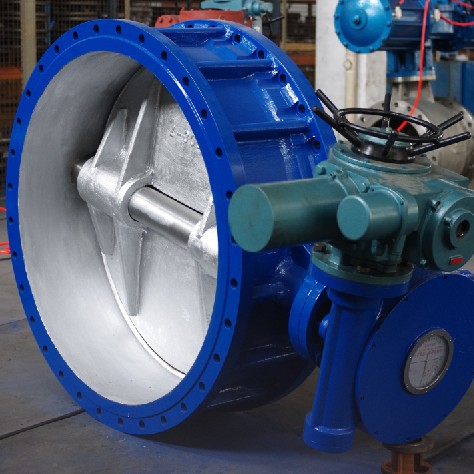 D943H-16C Big electric butterfly valve