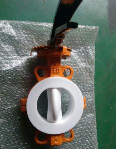 D71F4 PTFE Lined butterfly valve