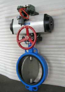 Pneumatic control butterfly valve