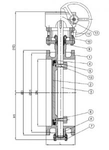 Resilient Seated butterfly valve