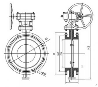 D343H-10K JIS Flange Butterfly valve