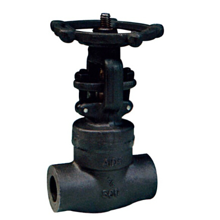 Welded bonnet forged globe valve