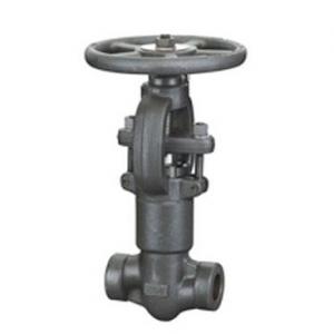 Pressure self-sealing forged globe valve