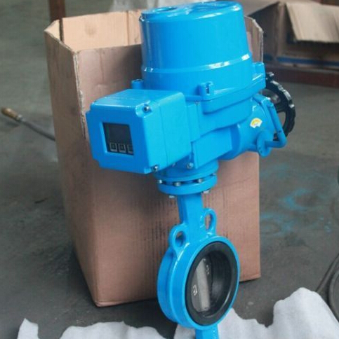 D971J Electric wafer butterfly valve