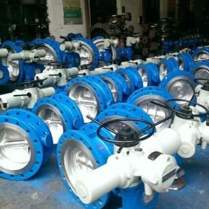 D943H Metal seal electrical butterfly valve