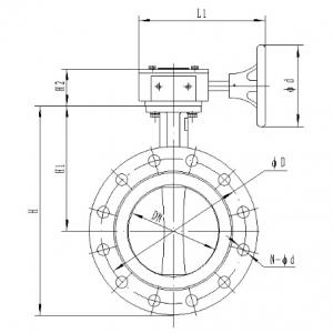 D341J-16C Butterfly valve