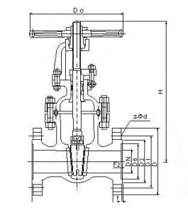 Z41W-16P stainless steel gate valve