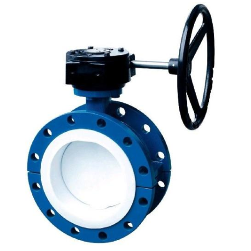 PTFE Lined butterfly valve