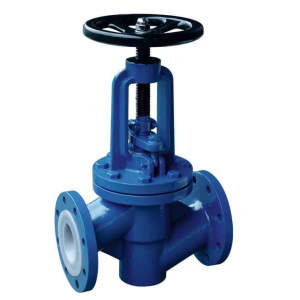 PTFE PFA FEP Fluorine Lined Globe valve