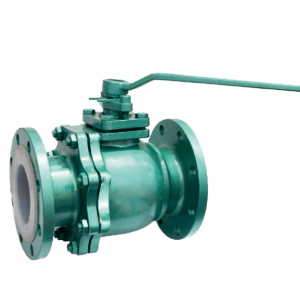 PFA lined ball valve