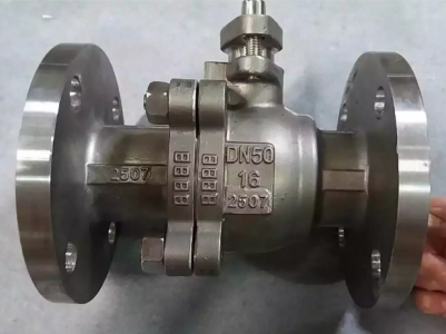 Duplex stainless steel ball valve