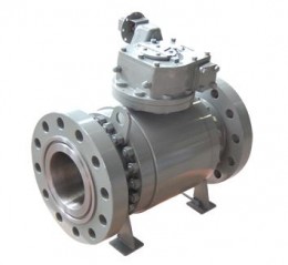 Forged steel trunnion mounted ball valve