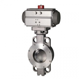 D673H Pneumatic wafer butterfly valve