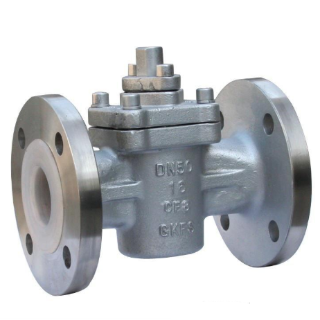 Full teflon PTFE lined plug valve