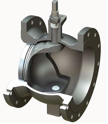 V port segmented ball valve
