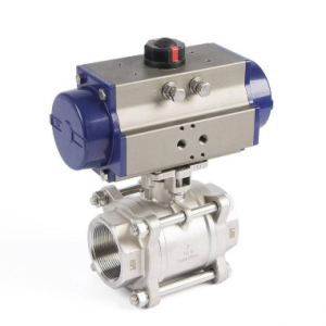 Pneumatic stainless steel ball valve