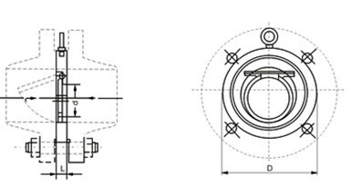 H74H wafer swing check valve structure