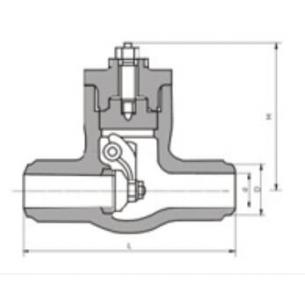 H64Y High pressure check valve