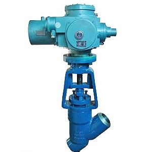 J965Y Electric Y type globe valve