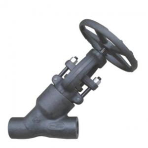 Pressure seal Y pattern globe valve