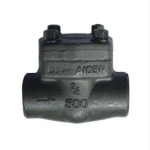 Forged steel piston check valve