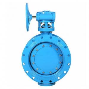 Double offset butterfly valve DN400