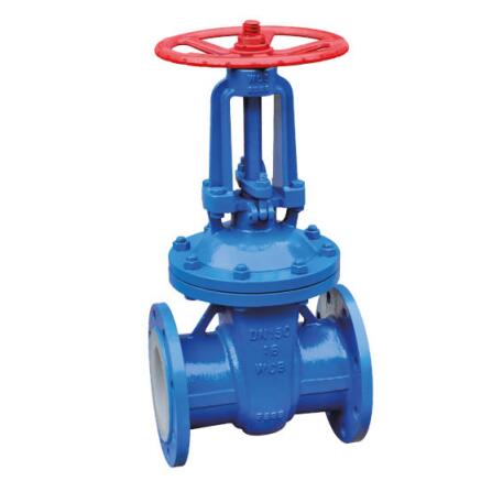 PTFE FEP PFA lined gate valve