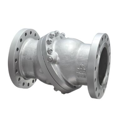 Flanged end tilting disc check valve