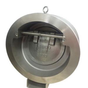 Non-slam tilting disc check valve