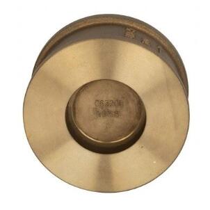 Aluminum bronze wafer lift check valve