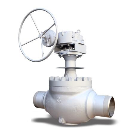 Top entry cryogenic trunnion ball valve