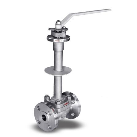 Cryogenic top entry floating ball valve