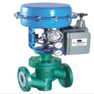 Pneumatic PTFE PFA Lined control valve