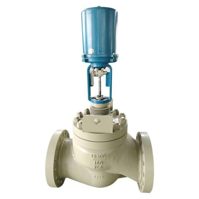 Motorized globe control valve