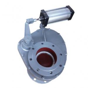 Pneumatic swing disc ceramic feed valve