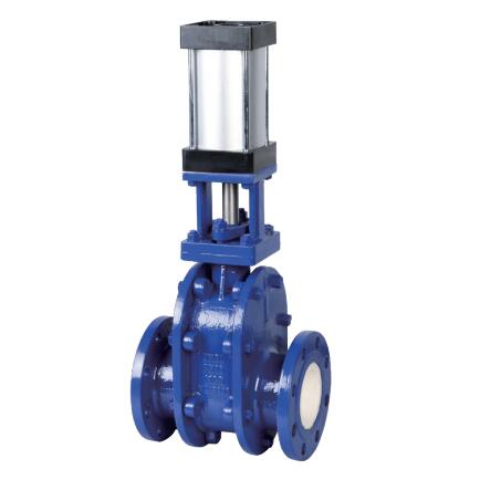 Z644TC Pneumatic ceramic gate valve