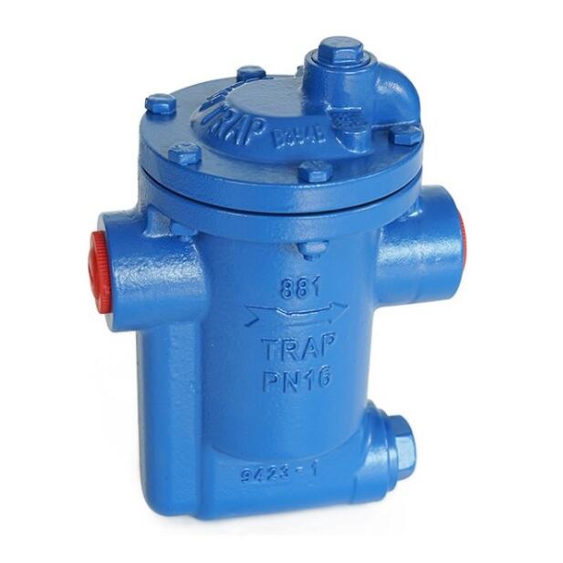 Threaded inverted bucket steam trap