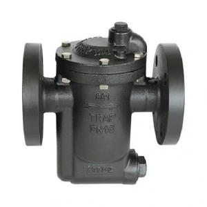 Flanged inverted bucket steam trap