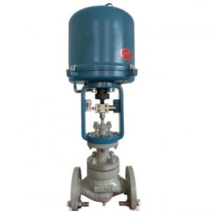 Electric single seated control valve