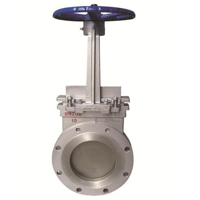 Metal seat wafer knife gate valve