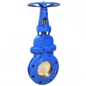 Carbon steel wafer knife gate valve