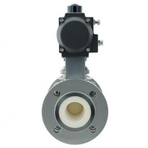 Pneumatic ceramic lined ball valve