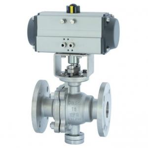 Q647F Pneumatic trunnion mounted ball valve