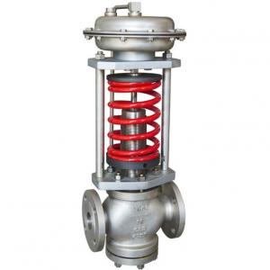 Self-acting pressure control valve