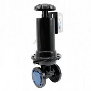 Air actuated pneumatic diaphragm valve