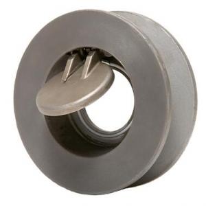 Single disc wafer check valve