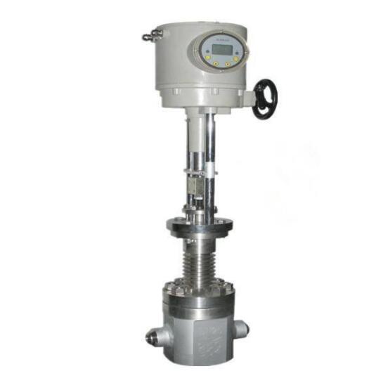 Electric low flow control valve