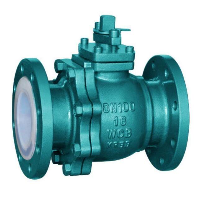 2 Way PTFE lined ball valve